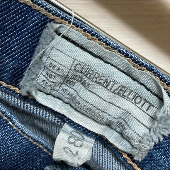 Current/Elliott "The Stiletto" Cropped Jeans Sz 28 - Picture 9 of 11